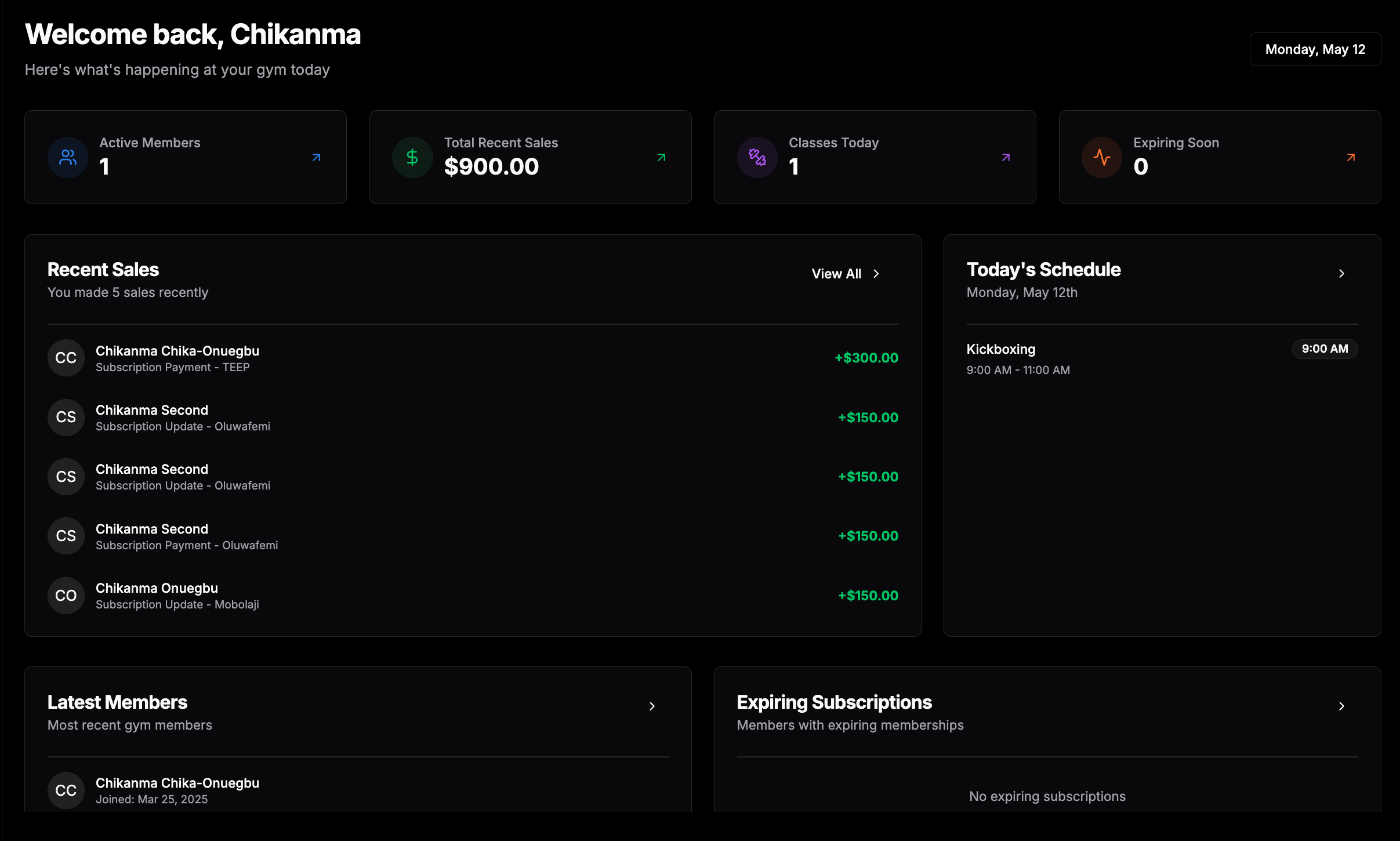 Teep Dashboard